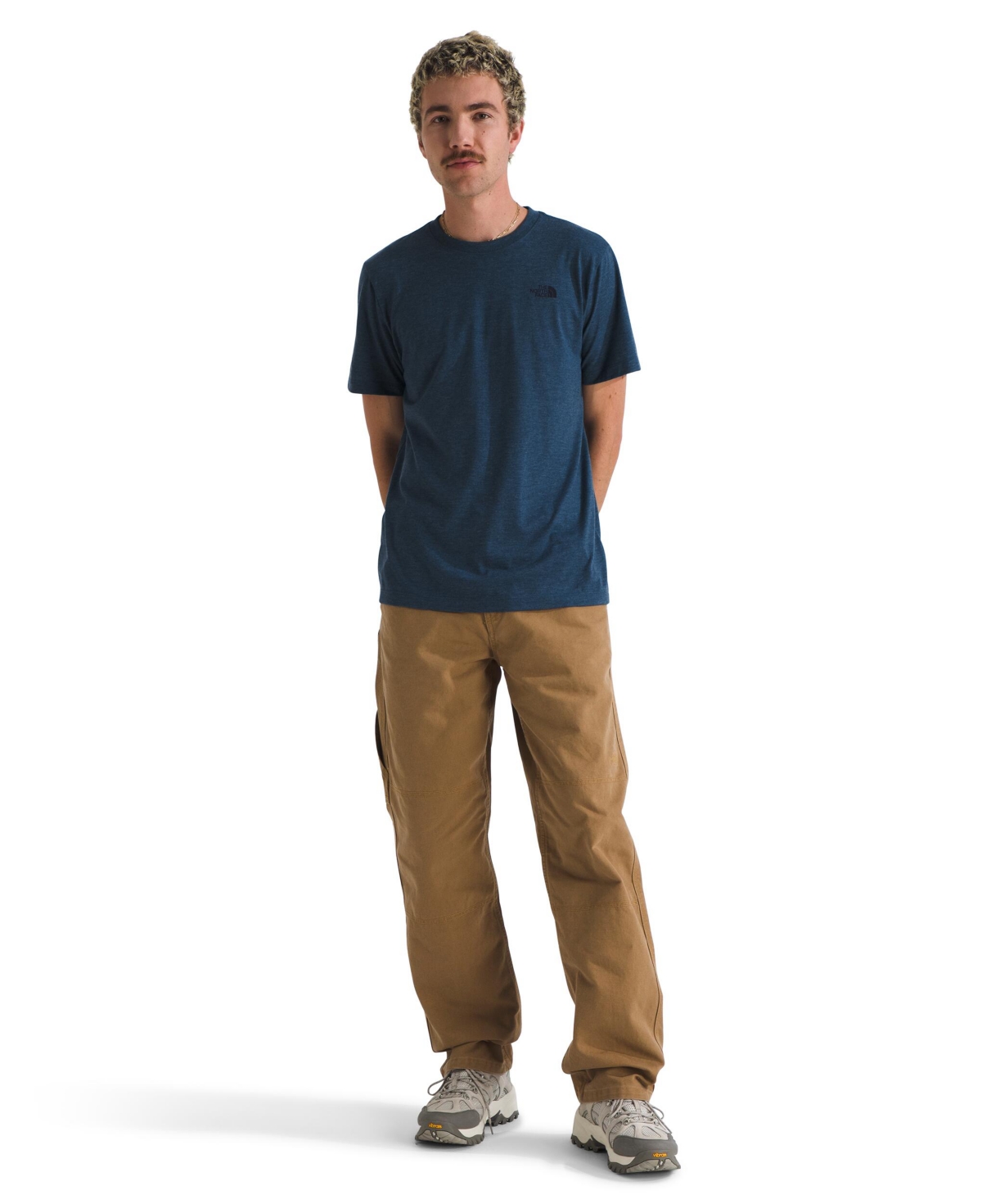 THE NORTH FACE MEN'S SHORT SLEEVE TRI-BLEND T-SHIRT 