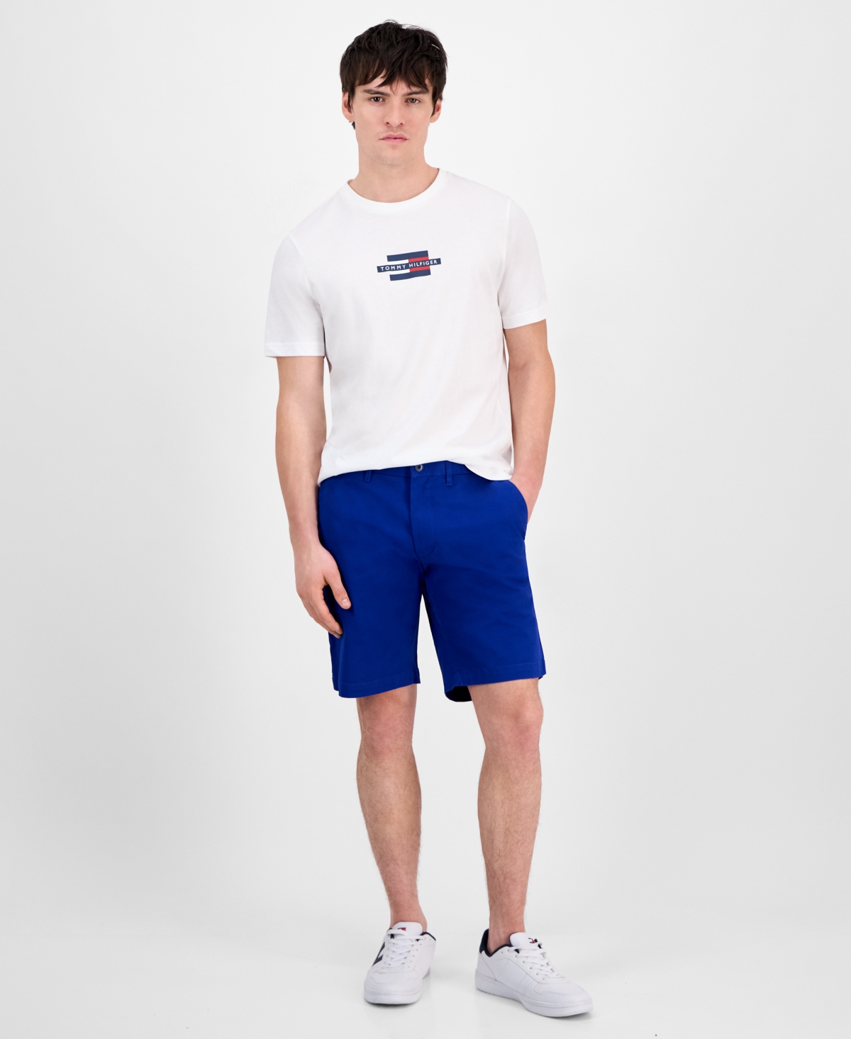 Shop Tommy Hilfiger Men's Brooklyn 1985 9" Shorts In Wedge Blue