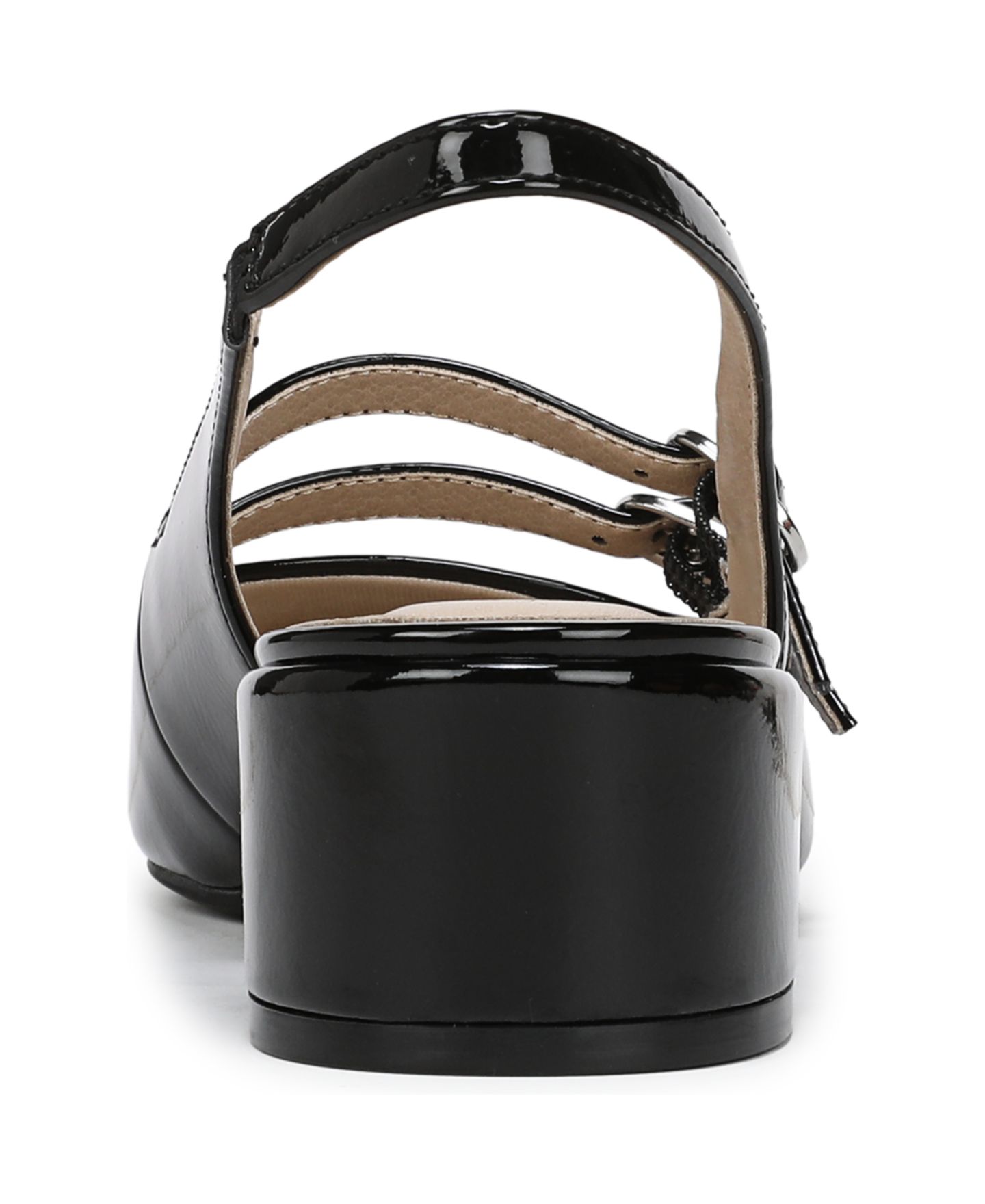 Женские туфли LifeStride Beatrice Block Heel Slingback, цвет: Чёрный искусственный лаковый — фото 3