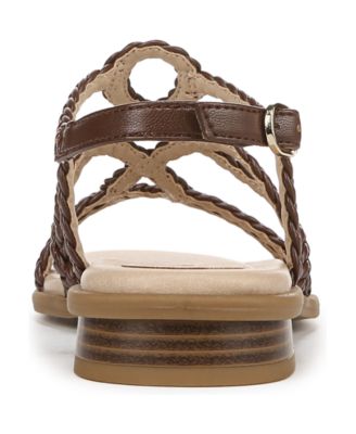 Women's Reagan Open Square Toe Strappy Slingback Sandals