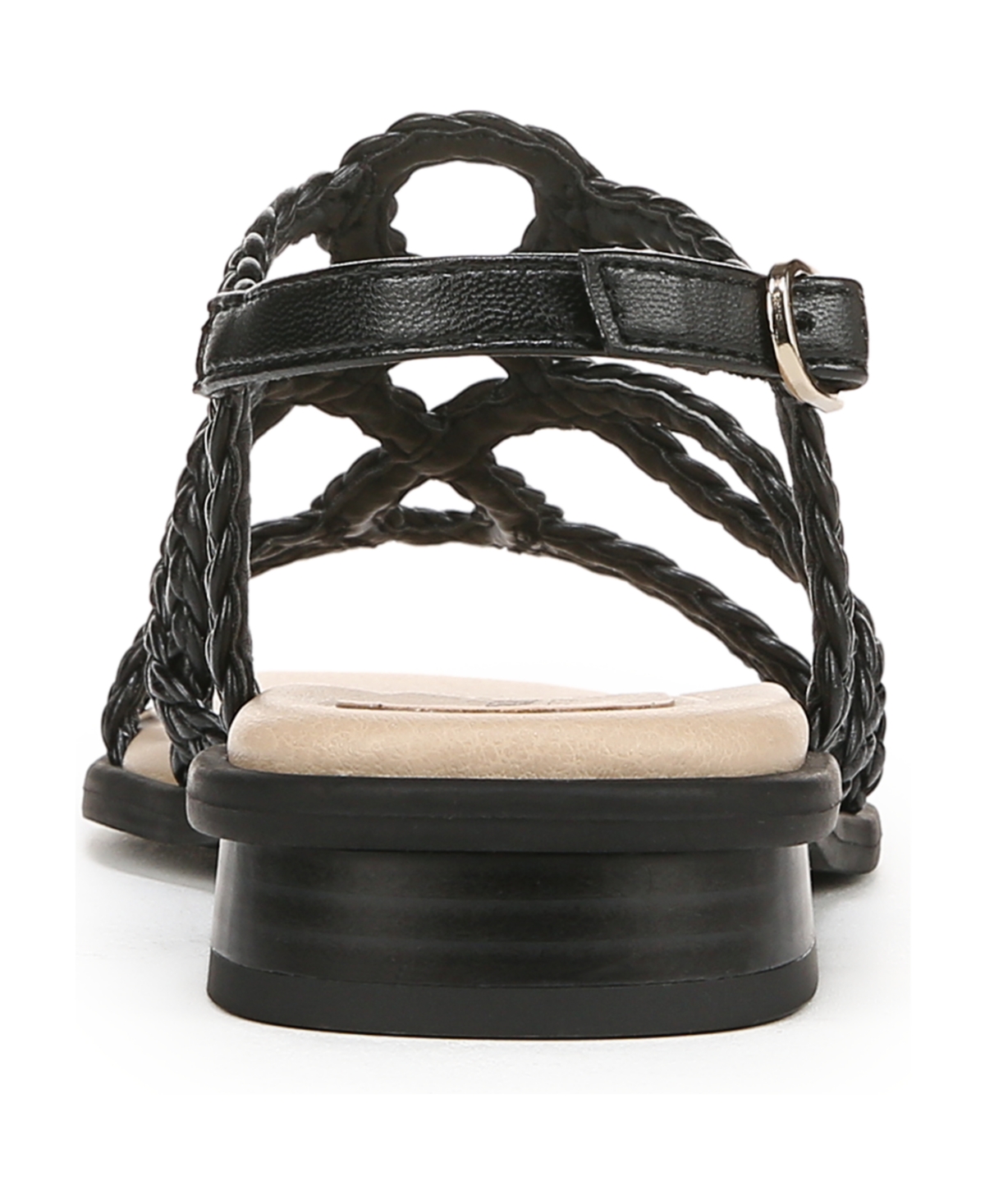 LIFESTRIDE WOMEN'S REAGAN OPEN SQUARE TOE STRAPPY SLINGBACK SANDALS 