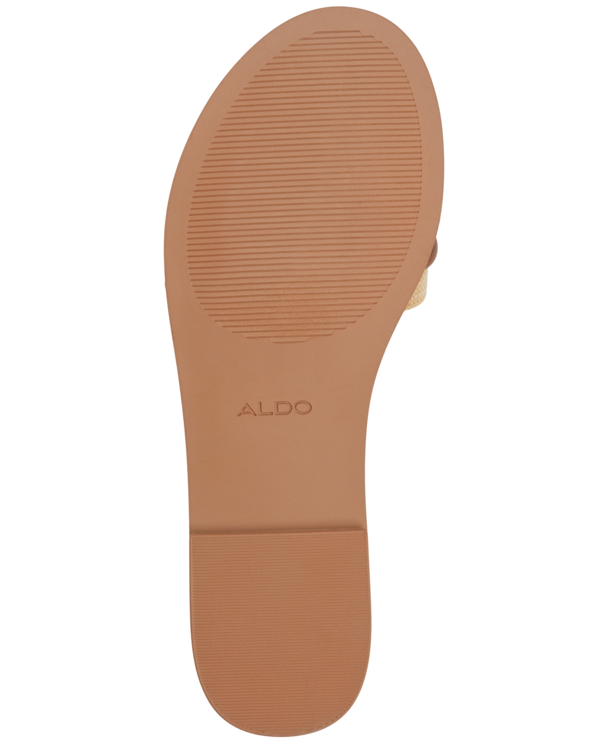 Shop Aldo Women's Vasia Hardware-trim Slide Flat Sandals In Natural Multi
