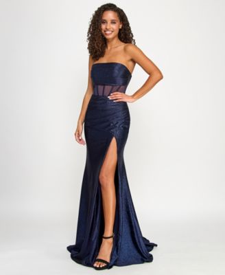 white christmas dresses Sherri Hill Lace Corset Dress 55110 Red / 6