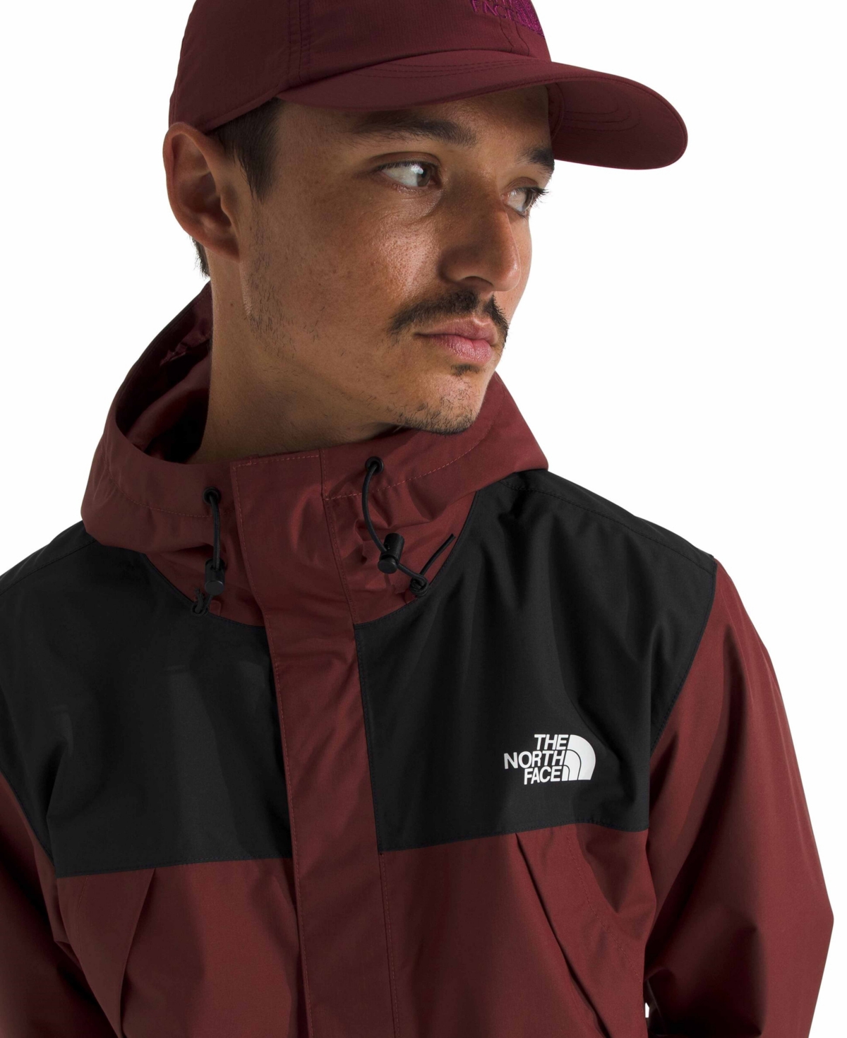The North Face Men's Waterproof Antora Jacket In Burgundy
