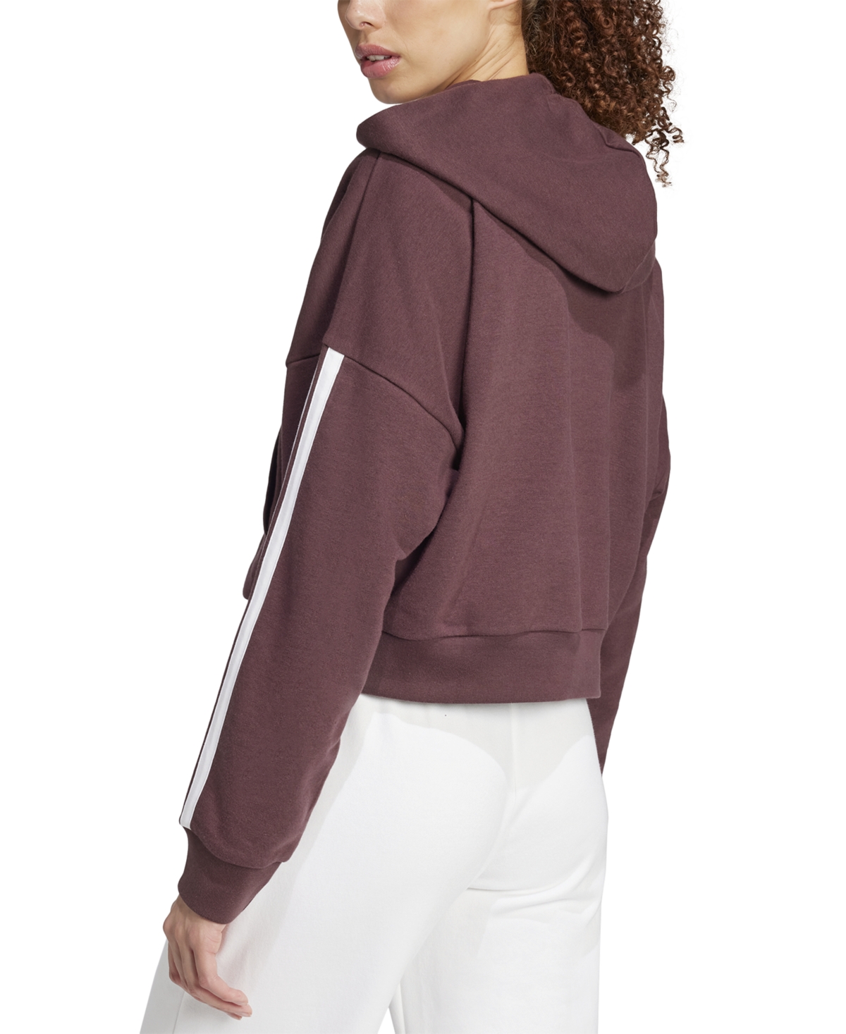 Adidas Originals Women's The Essentials Relaxed Hooded Track Jacket In Auror Ruby