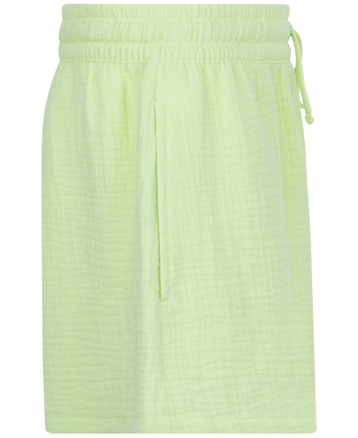 HURLEY BIG GIRLS WOVEN COTTON GAUZE HIGH-RISE SHORTS 
