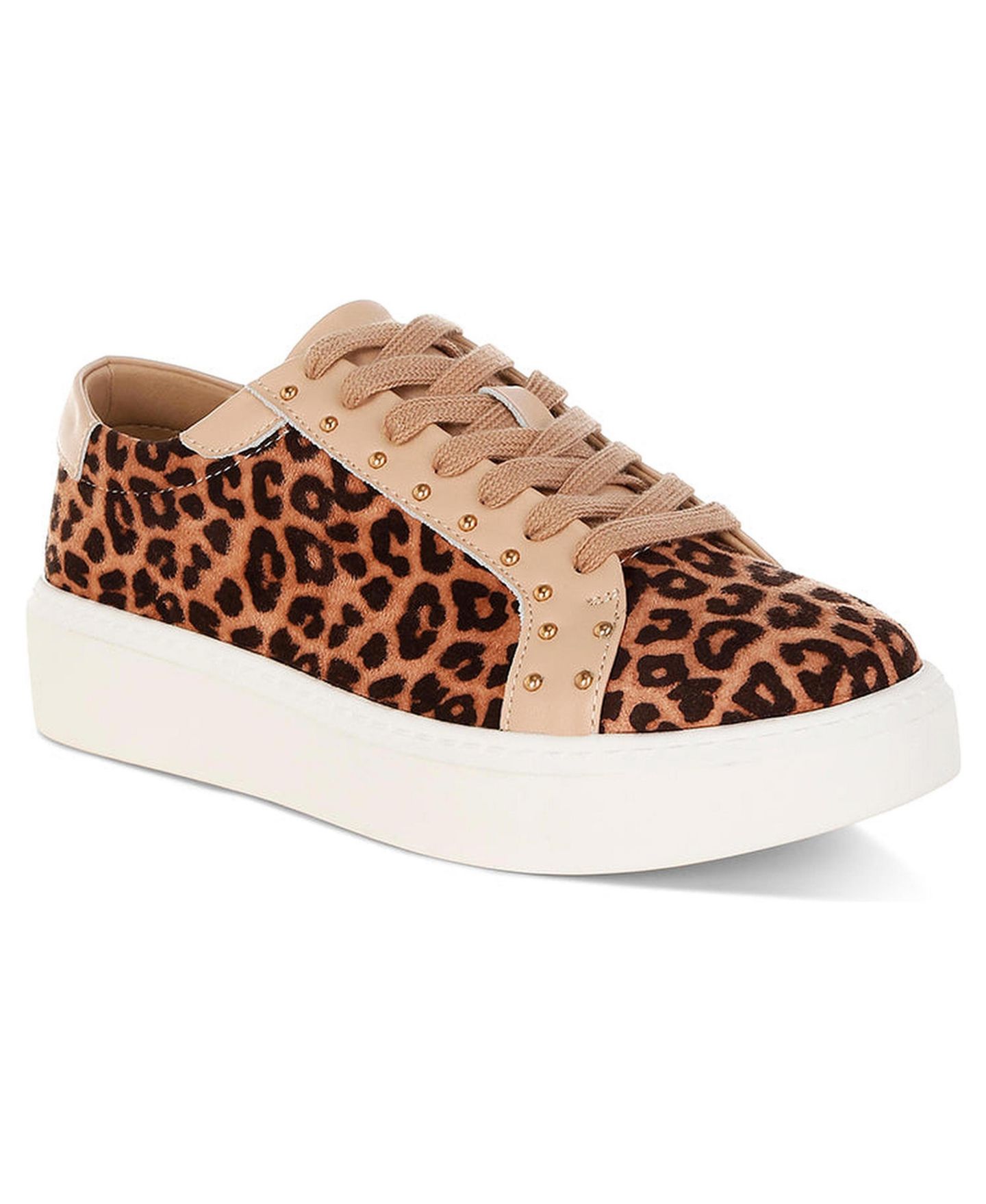 Женские кроссовки Rag & Co Flippin Studded Leopard Print Chunky, цвет: Коричневый — фото 2