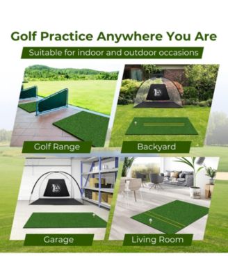 5 x 3 ft Artificial Turf Grass Practice Mat for Indoors and Outdoors