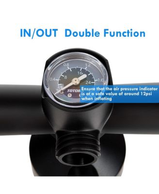Double Action Manual inflation SUP Hand Pump with Gauge