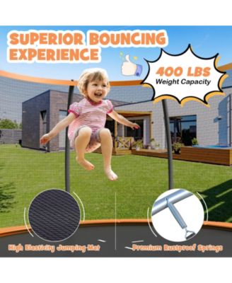12 FT ASTM Approved Recreational Trampoline with Ladder
