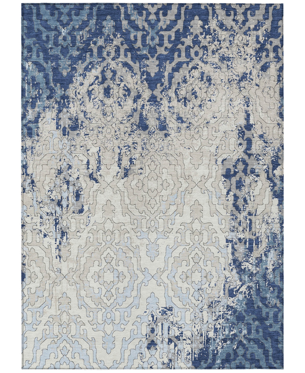 Addison Chantille Acn864 5'x7'6" Area Rug In Navy