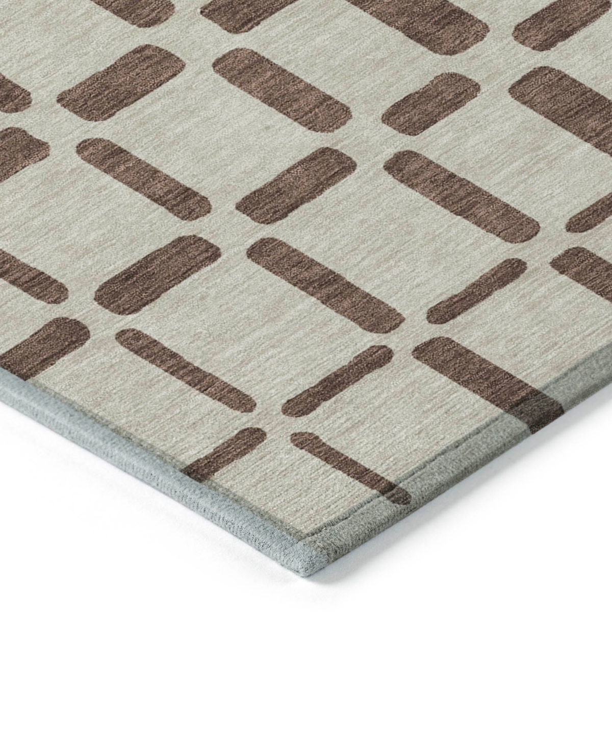Addison Chantille Machine Washable Acn871 2'3"x7'6" Runner Area Rug In Brown