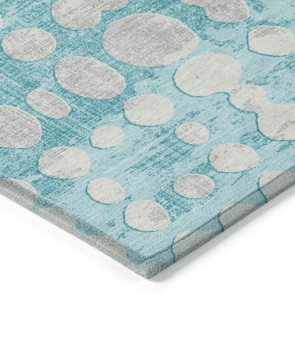 Addison Chantille Machine Washable Acn869 2'3"x7'6" Runner Area Rug In Teal