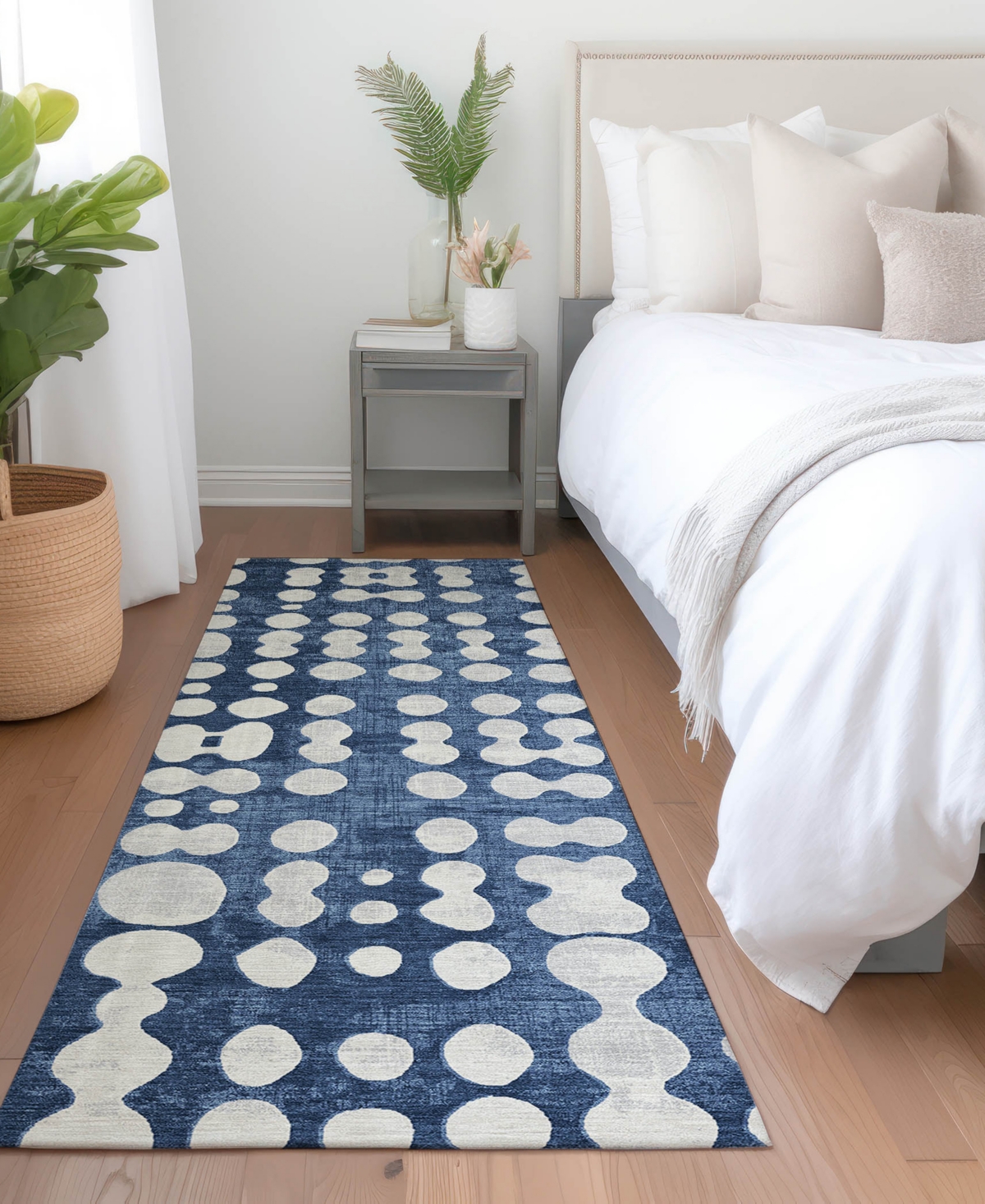 Addison Chantille Acn869 2'3"x7'6" Runner Area Rug In Navy