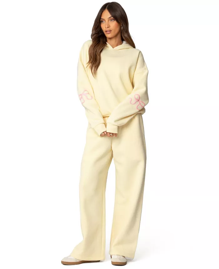 Womens Bonney Bow Detail Hoodie - thumbnail 6