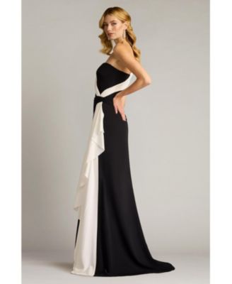 Lune Waterfall Sash Gown