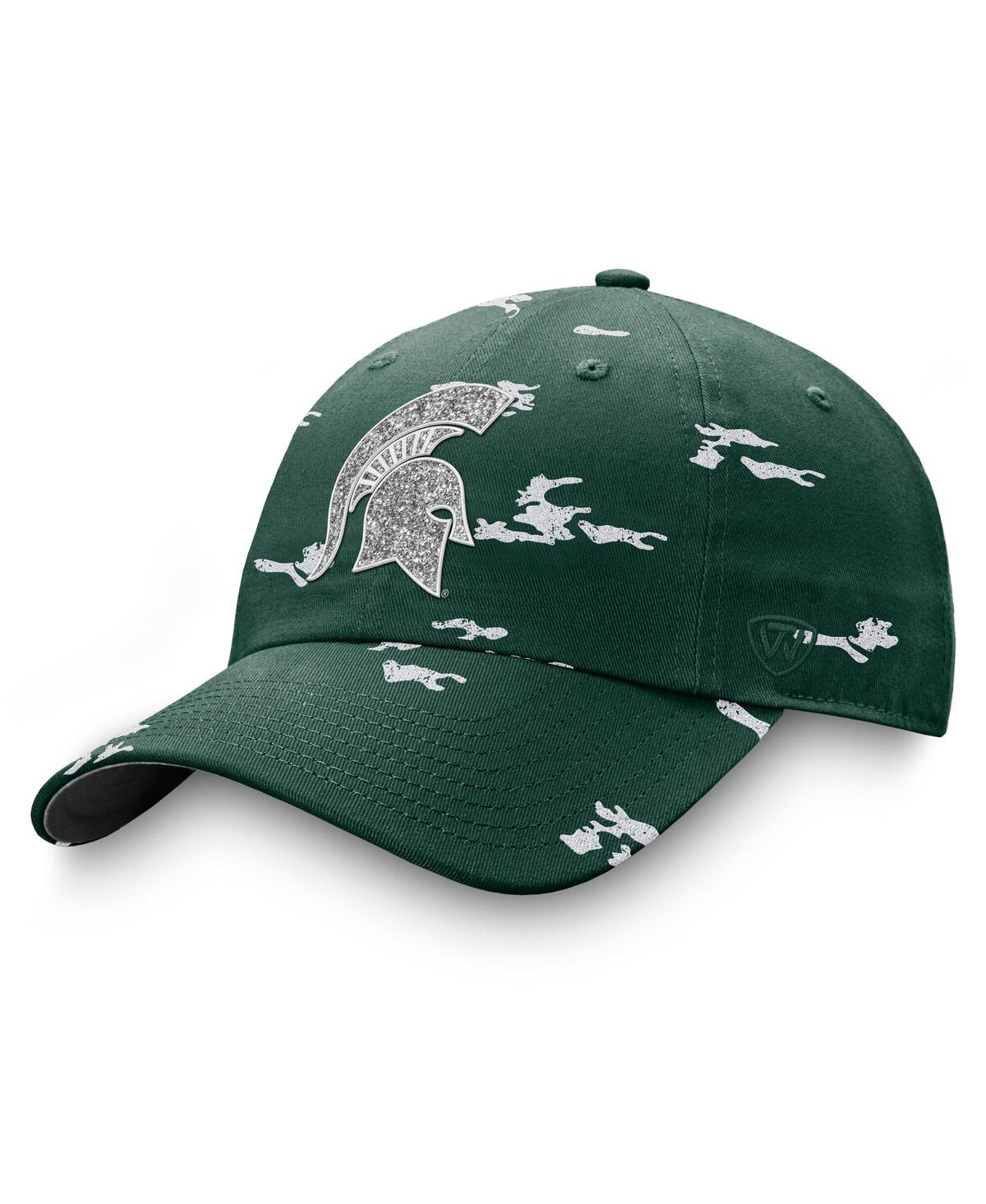 Women's Green Michigan State Spartans Oht Military Appreciation Betty Adjustable Hat - Green