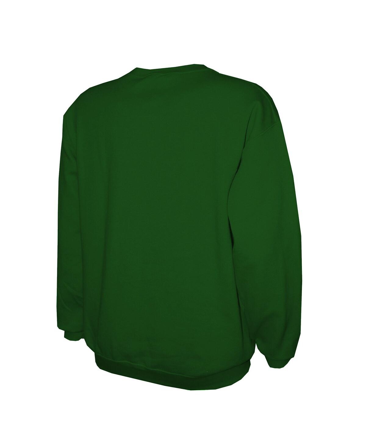 Shop Stitches Men's Green Oakland Athletics Pullover Sweatshirt