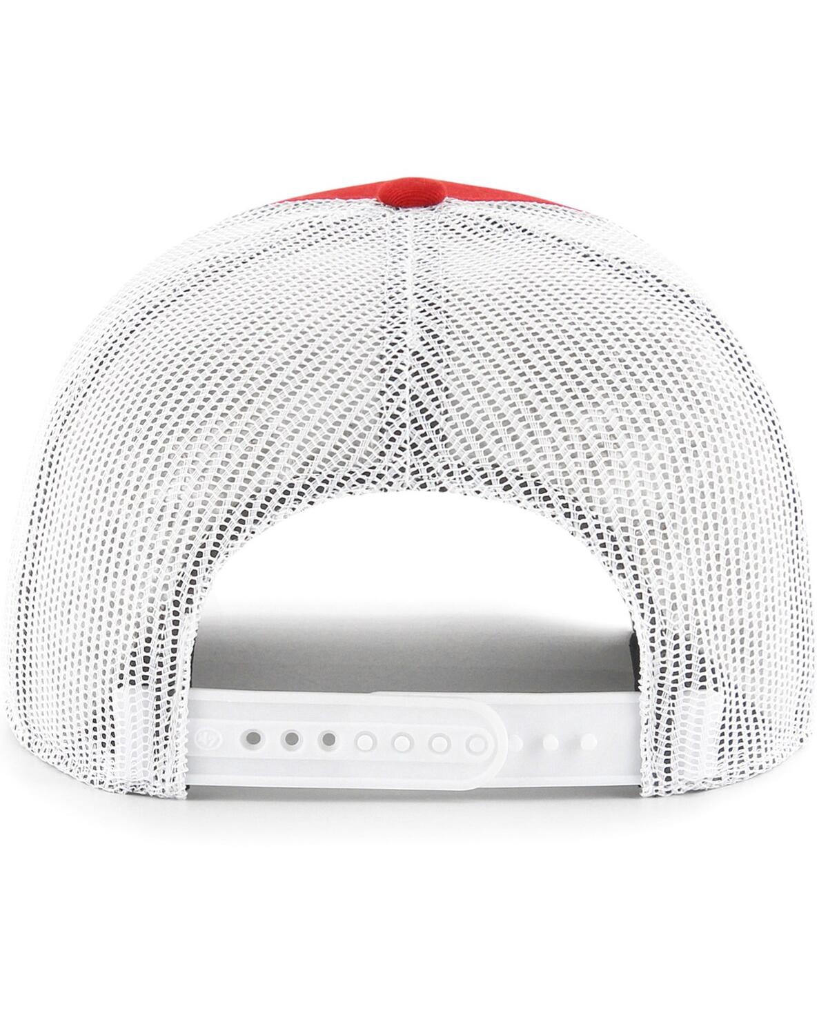 Shop 47 Brand Men's Scarlet/white Ohio State Buckeyes College Football Playoff 2024 National Champions Team Trucke In Scarlet,white