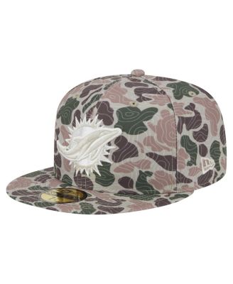 New Era - Men's Camo Miami Dolphins Geo 59FIFTY Fitted Hat