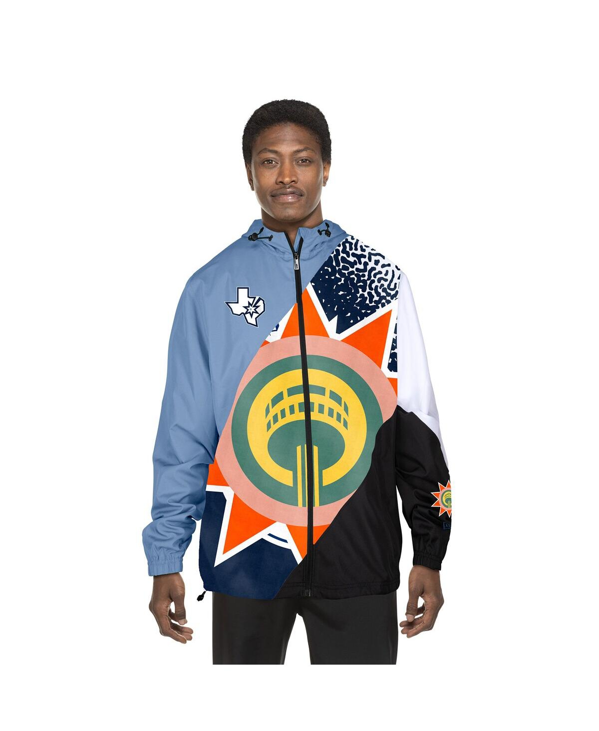 Shop New Era Men's Light Blue San Antonio Spurs 2024/25 City Edition Full-zip Windbreaker Jacket