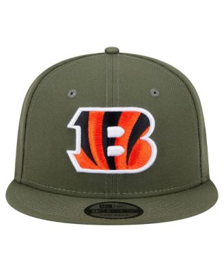 Men's Olive Cincinnati Bengals Main 9FIFTY Snapback Hat