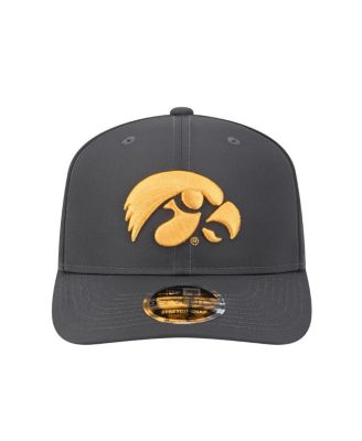 Men's Charcoal Iowa Hawkeyes 9SEVENTY Stretch-Snap Hat