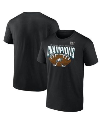 Fanatics - Men's Black Philadelphia Eagles 2024 NFC Champions Big Tall Hometown Not Done Yet T-Shirt