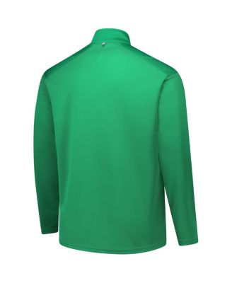 Men's Green Oregon Ducks Big Tall Defender Quarter-Zip Top