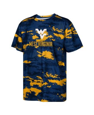 Big Boys and Girls Navy West Virginia Mountaineers Scrimmage T-Shirt