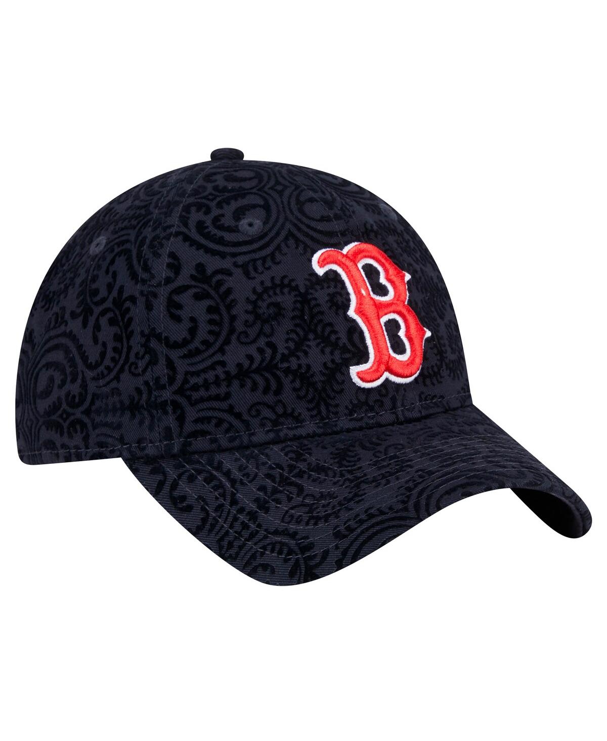 New Era Women's Navy Boston Red Sox Flair 9twenty Adjustable Hat In Navy