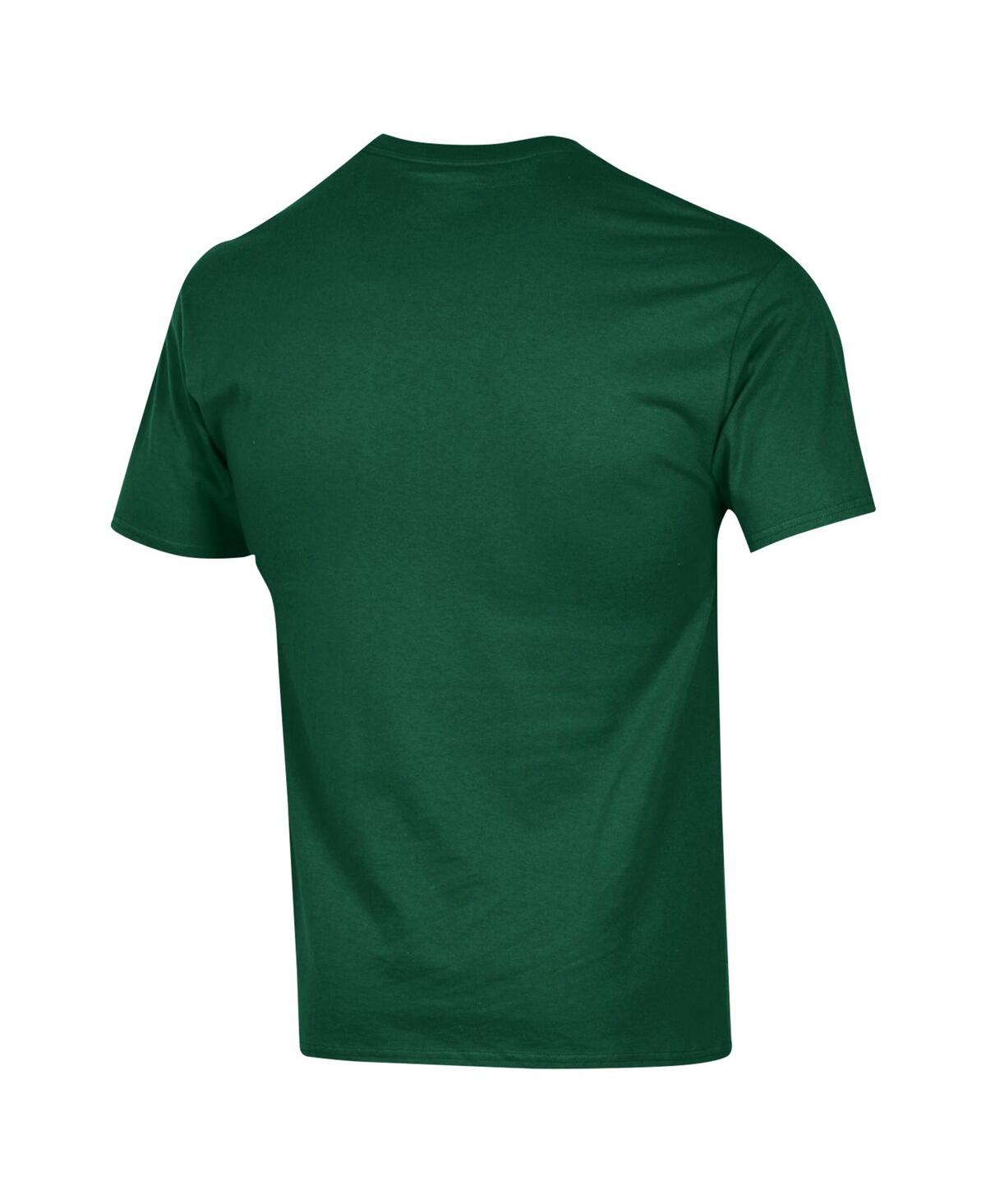 Champion Men's Green Michigan State Spartans Basketball Icon T-shirt In Green