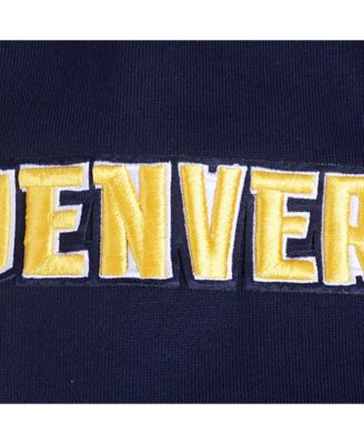Men's Navy Denver Nuggets Area Code Pullover Hoodie
