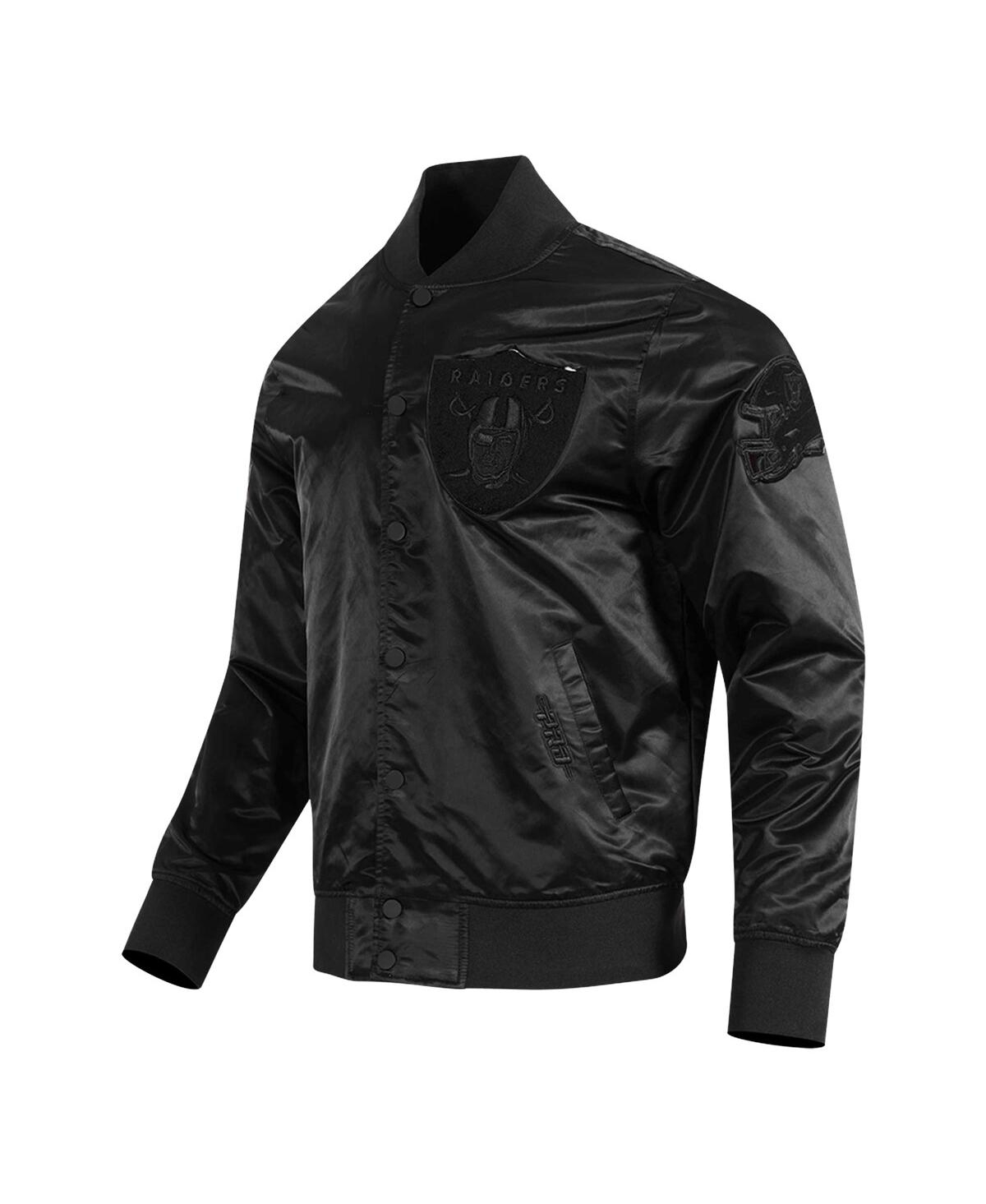 Pro Standard Maxx Crosby Black Las Vegas Raiders Player Full-snap Jacket In Black