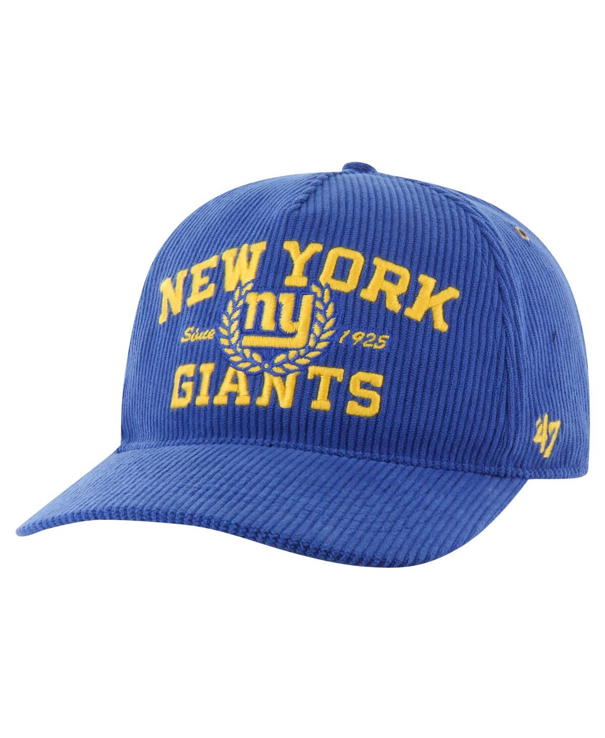Shop 47 Brand Men's Royal New York Giants Letterman Hitch Adjustable Hat