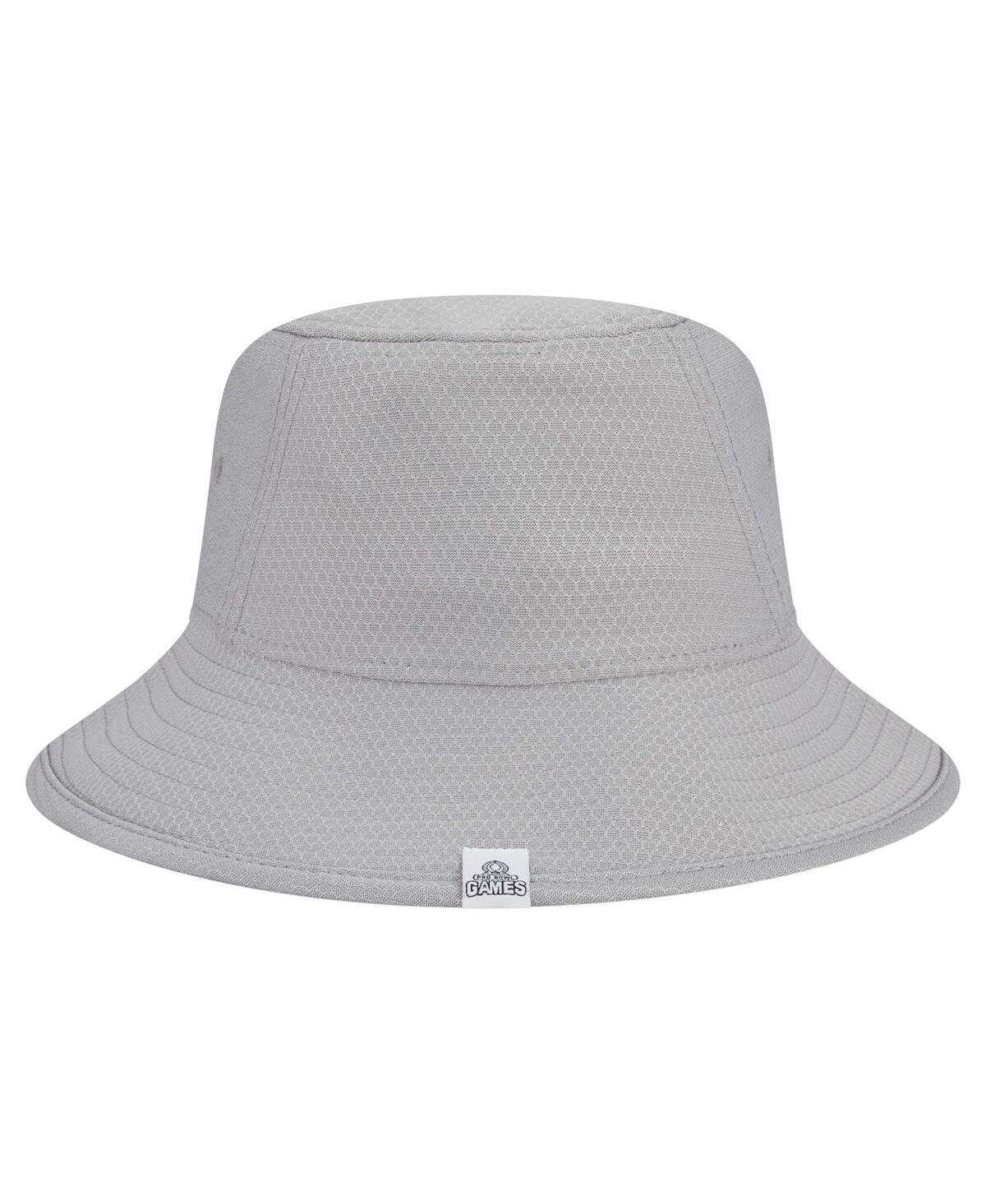 Shop New Era Men's Gray Afc Merchandise 2025 Nfl Pro Bowl Bucket Hat