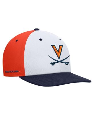 Nike - Men's White/Orange Virginia Cavaliers Pro Performance Snapback Hat