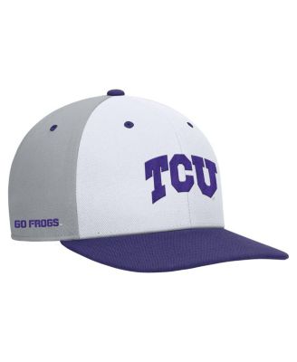 Nike - Men's White/Gray TCU Horned Frogs Pro Performance Snapback Hat