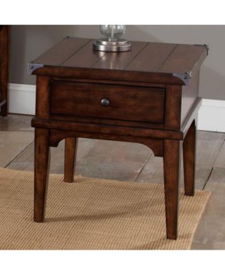 End Table in Russet Brown