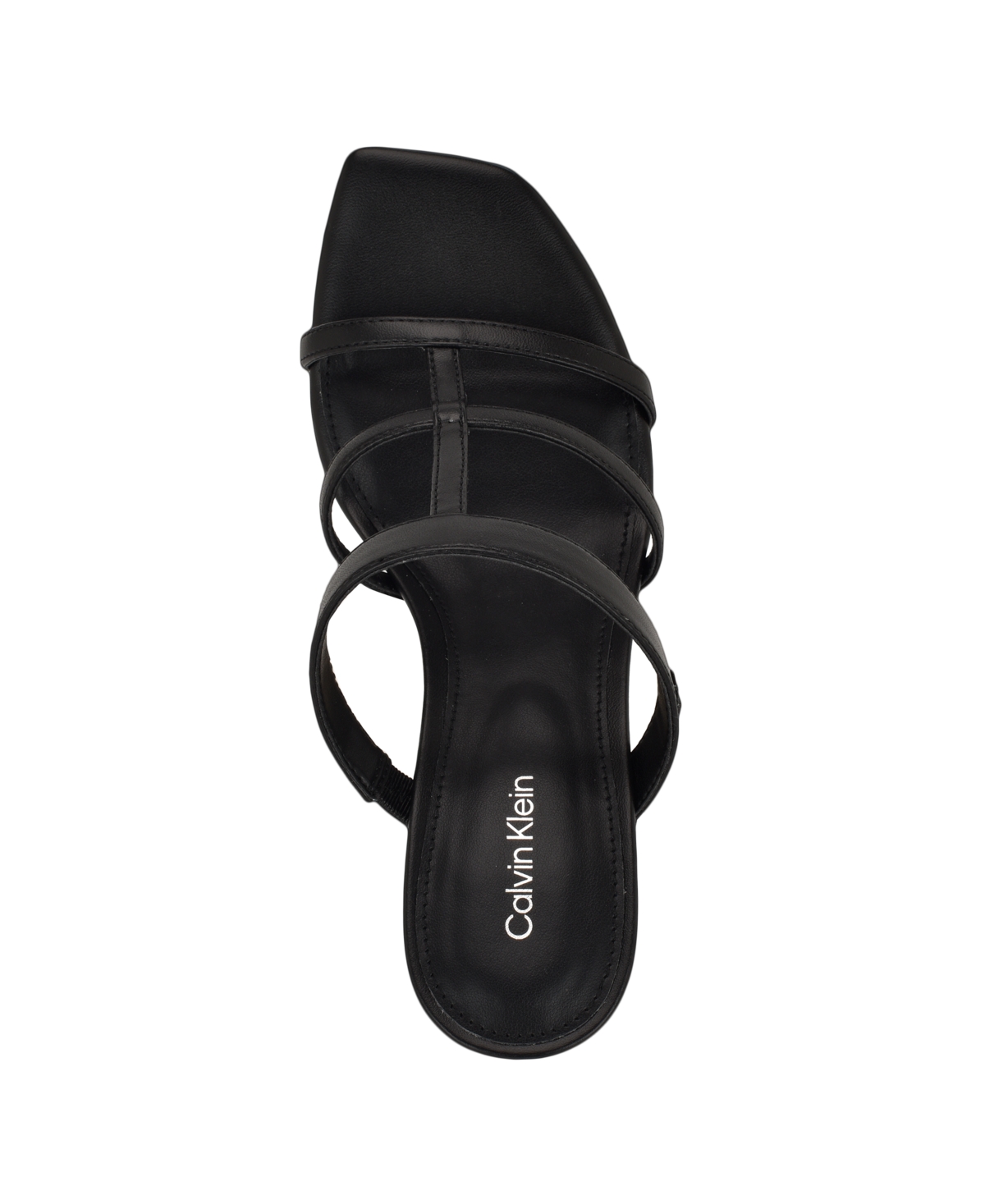 Calvin Klein Women's Hiledy Caged Slip-on Stiletto Sandals In Black