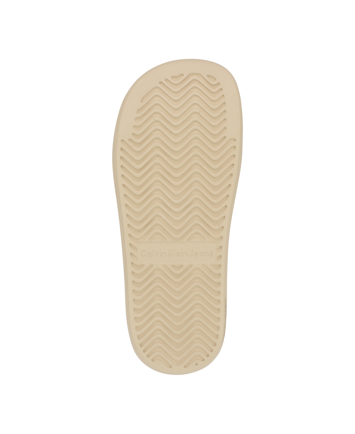 Calvin Klein Peari Slide Sandal In Light Natural