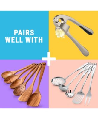 Silicone Utensil Rest with Drip Pad for Multiple Utensils