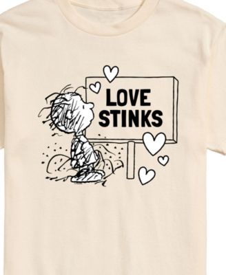 Men's Peanuts Love Stink Short Sleeve T-Shirt