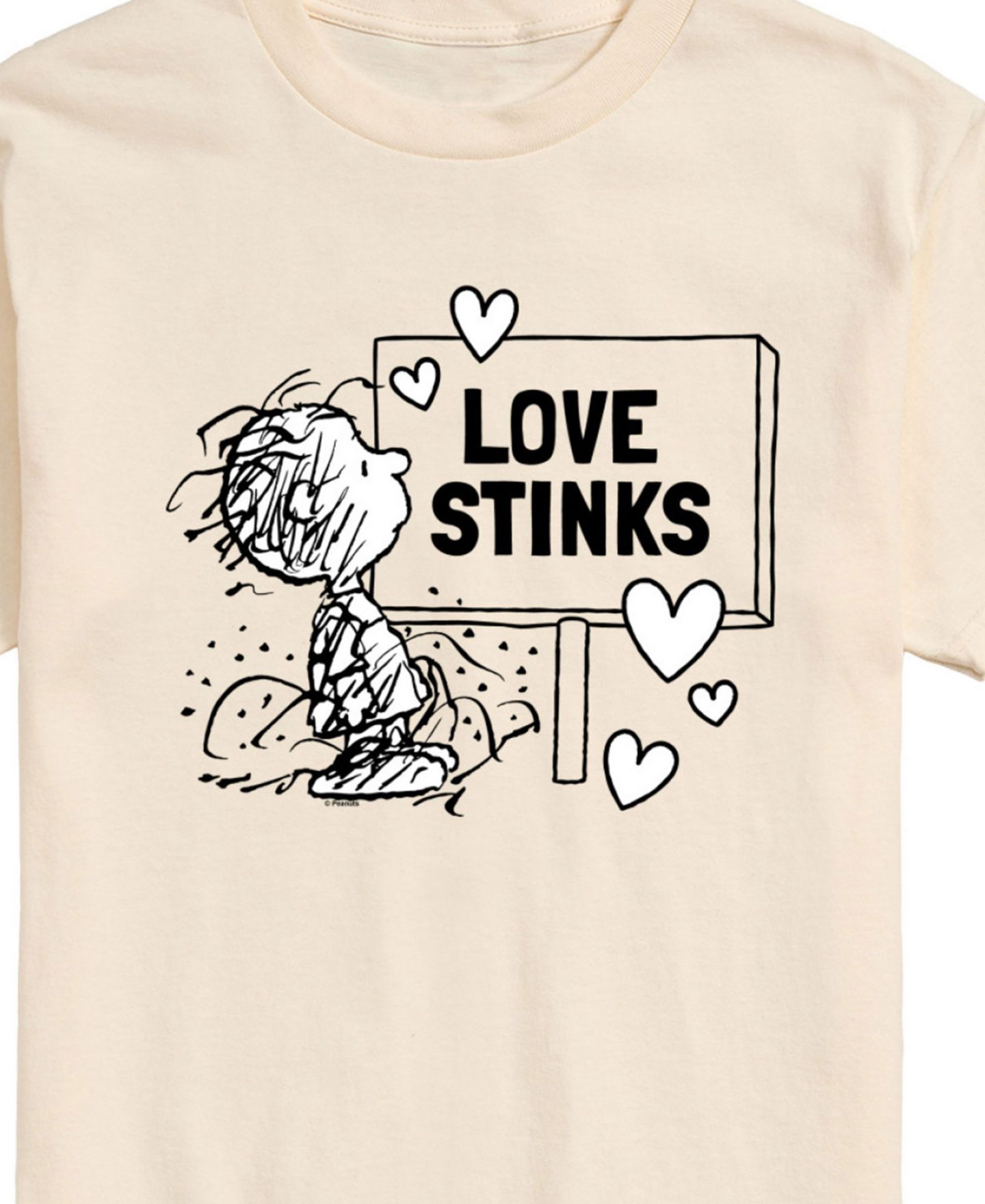 Мужская футболка AIRWAVES Peanuts Love Stink Short Sleeve, цвет: Бежевый — фото 3