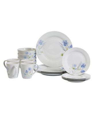 Tabletops Unlimited Wildflower 16 Pc. Dinnerware Set, Service for 4 - Macy's