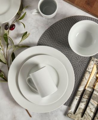 Tabletops Gallery Soleil 16-Pc. Ash White Set, Service for 4