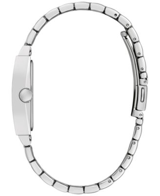 Men's Classic Diamond Accent Stainless Steel Bracelet Watch 33mm