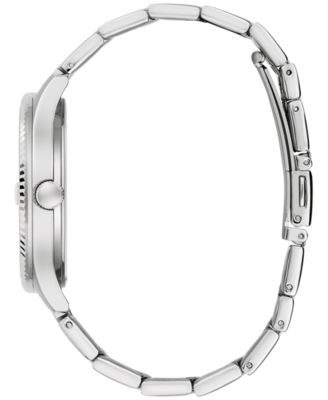 Men's Classic Stainless Steel Bracelet Watch 41mm