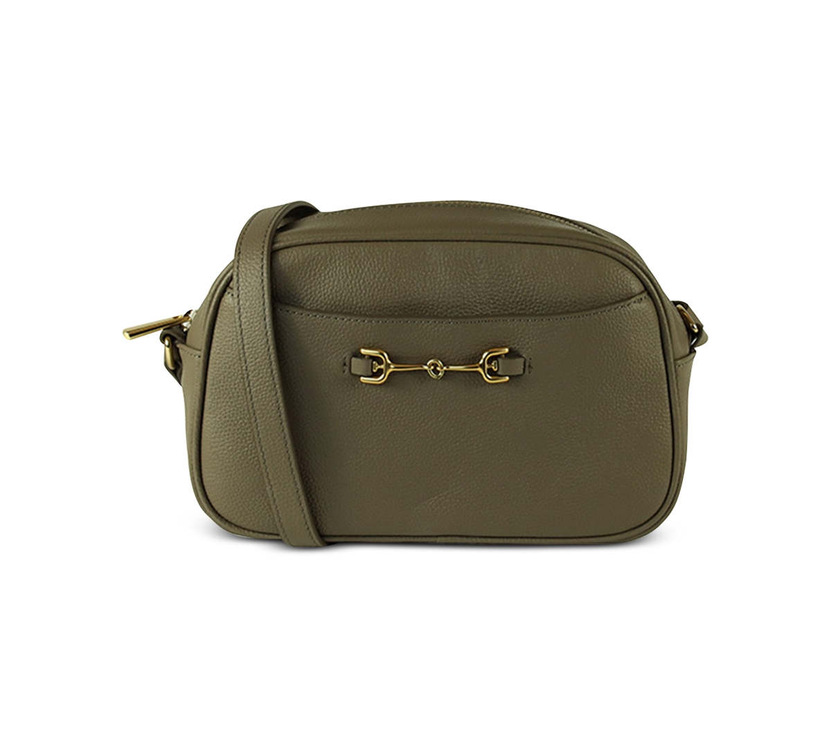 Loraine Small Leather Camera Bag - Denim Blue