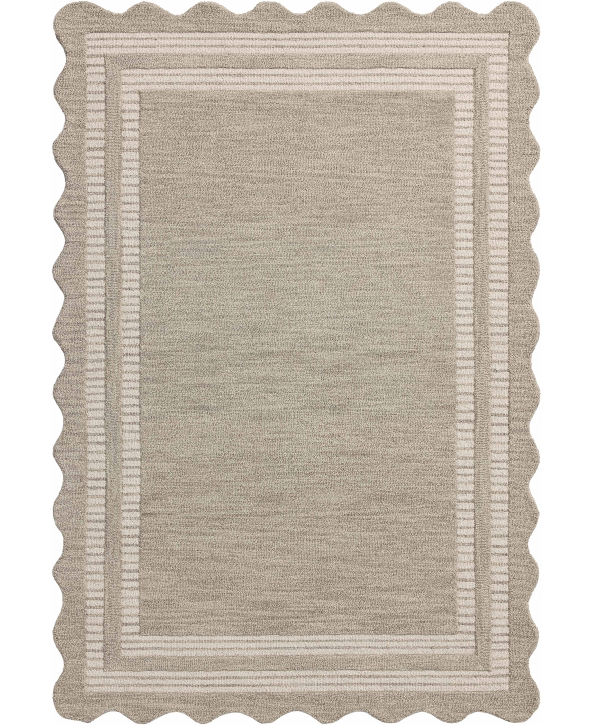 Chris Loves Julia Scottie Sco-01 7'9x9'9'' Area Rug In Khaki